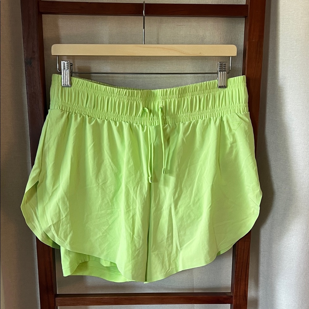 Gym shark Neon Green Women's Running Shorts